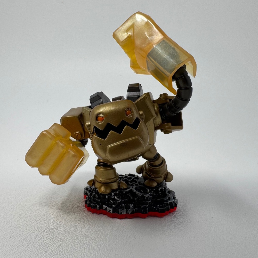 Skylanders Giants Jawbreaker Gold Robot Action Figure Activision Video Game Toy
